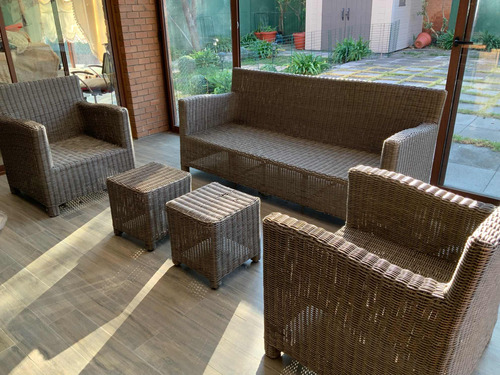 Living Terraza 5 Piezas. Rattan Original Genuino. 