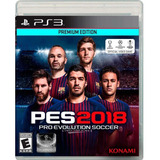 Pes 2018 Ps3 Fisico Original Konami Ntsc Relatos En Español