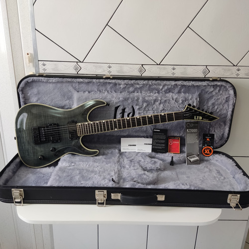 Guitarra Esp Ltd Mh 1000 Et Deluxe Evertune C/case Exclusivo