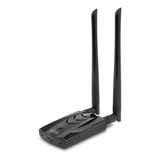 Receptor De Wifi Alfa Doble Antena 2.4ghz 5ghz -negro