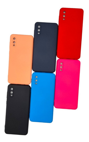 Funda De Silicona Con Felpa Para Samsung A02