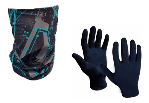 Combo Térmico!! Cuello Termico Geld + Guantes-6 Cuo