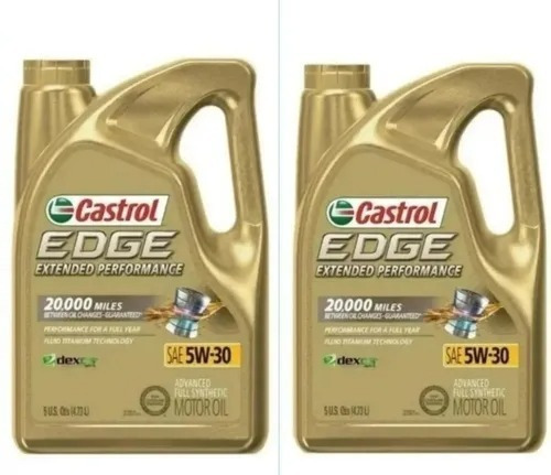 Aceite Castrol Edge 5w30 Extended Sintetico  2 Garrafas 