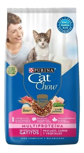 Cat Chow Gatitos Sin Colorante X 15 Kg