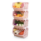 Multiestante Organizador Cocina Canastas Frutas Verduras X 3