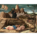 Lienzo Canvas Arte Sacro Cristo Agonía En Jardín 80x103