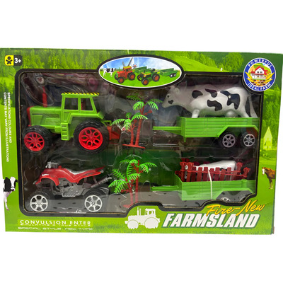 Tractor Set Animales De La Granja Con Vacas  Juguete Niño | MercadoLibre
