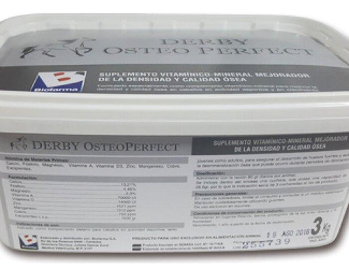 Derby Osteoperfect Sup. Mejora Calidad Ósea 3kg