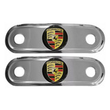 Espelho Maçaneta E Manivela Interna Fusca Inox Logo Porsche