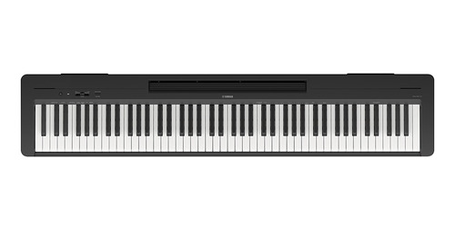 Piano Digital P145b Preto 88 Teclas Com Fonte E Pedal Yamaha