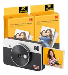 Câmera Photo Printer Instantânea Mini Shot 2 Retrô Kodak