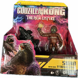 Figura Godzilla X Kong Articuladas Suko Y Titanus Doug