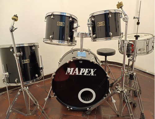 Batería Mapex 5 Cuerpos, 2 Fierros, Banqueta, Pedal De Bombo