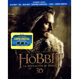 El Hobbit La Desolación De  Bluray 3d + Bluray + Dvd (nuevo)