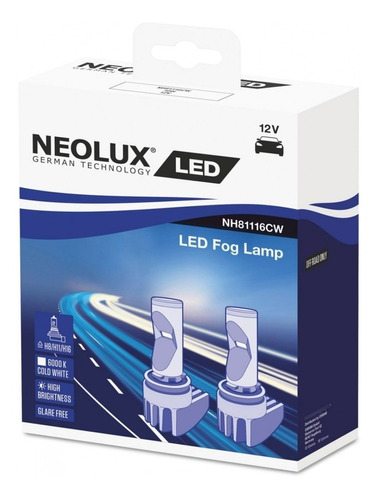 Foco Led H8 H11 H16 Neolux 6000 K