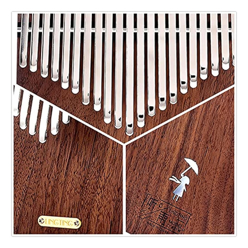 Lingting Kalimba 21 Teclas Thumb Piano Mbira Finger Piano Gi