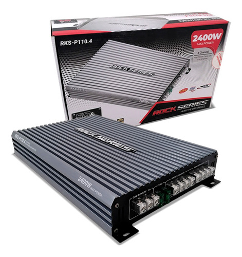 Amplificador  Rock Series 4 Canales 2400w Clase Ab Rks-p110.