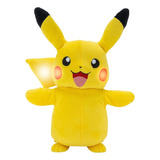 Peluche Pikachu Pokémon Electric Luz Sonidos Y Movimientos