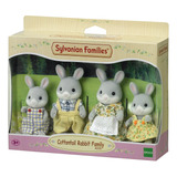 Calico Critters Rabitt Familia Conejos Cottontail Sylvanian 