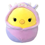 Peluche Squishmallows Aimee Pollito Disfraz Vaca 30cm 