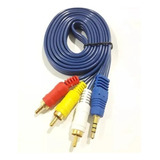 Cable De Audio 3 A 1 Rca Full Sonido 1.5 M Seeline
