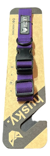 Collar Husky Para Perros Talle Mediano Violeta 35 Cm - 45 Cm