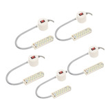 Pack 5 Luces Led Máquina De Coser Imán 20leds Brazo Flexible