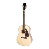 Guitarra Acústica EpiPhone Aj-220s Na Maciza Marron Natural