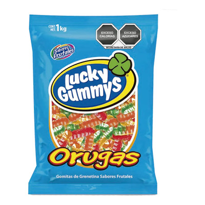Gomitas Frutales Lucky Gummys Orugas 1 Kg | MercadoLibre