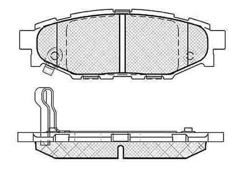 Pastillas Freno Para Subaru Forester Iii 2.0 4wd 08/ Trasera Foto 2