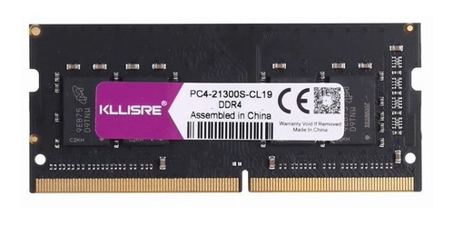 Memória Ram Notebook Kllisre Ddr4 4gb 1x4 2400mhz 