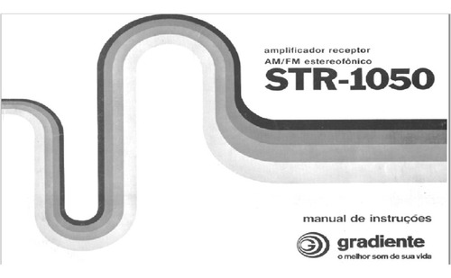 Manual Receiver Gradiente Str-1050