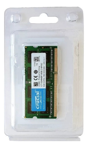 Memoria Ram 8gb Crucial Ct2kit102464bf160b Para Laptop