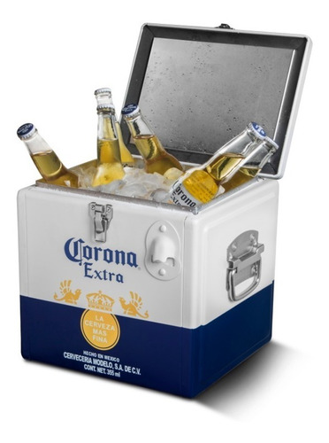 Cooler Corona 15 Litros Caixa Térmica Para Até 12 Cervejas