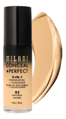 Conceal+perfect2-in-1 Foundation+concealer 02 Natural