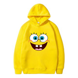 Sudadera Hombre/mujer Unisex Moda Bob Amarillo Esponj