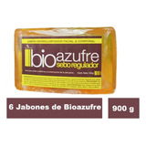 Jabón Artesanal De Bioazufre 6 Pz De 150 G C/u 