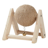 Rabbit Sisal Bunny Scratcher Con Bola Resistente Al Desgaste