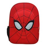 Mochila Espalda Spiderman Hombre Araña 16 PuLG Spider - Man Color Rojo Diseño De La Tela Poliester/pvc