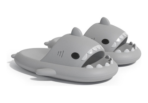 Sandálias De Tubarão Tridimensionais Chinelos Infantis De Ve