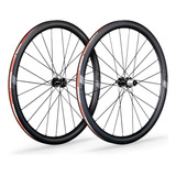 Ruedas Vision Sc40 Carbono Ruta Tria Disco Clincher - Celero