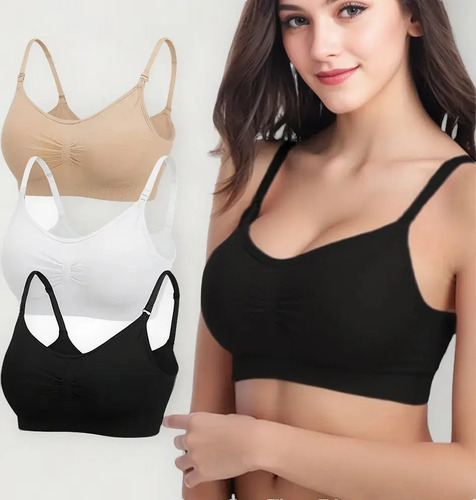 3pk Brasier De Lactancia Piezas Ropa Maternidad | MercadoLibre