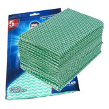 Pano Perfex 30x50cm Verde Mr. Plus Pacote C/50 (10pcts)