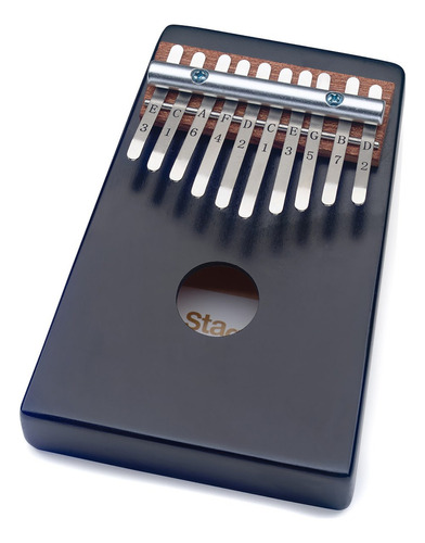 Kalimba 10 Notas Stagg Color Natural Kalikid10n Color Negro