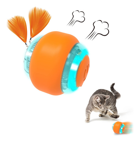 Pelota Para Gatos Aukl Wicked Ball Para Gatos De Interior Co