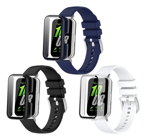 3 Correas + 3 Pc Funda Mica Para Samsung Galaxy Fit 3