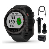 Reloj De Golf Gps Garmin S42 Premium, Bronce Con Banda De Si