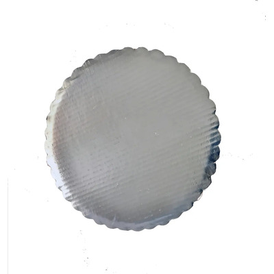 Set 15 Pzas Base Pastelera De Cartón Redonda 40 Cm. (sku 18) Color Plateado