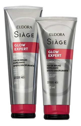  Combo Siage Glow Expert Shampoo + Condicionador -eudora