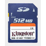Sd 512 Mb Kingston - Cannon Kodak Cnc Medicina - 2.500 C/u